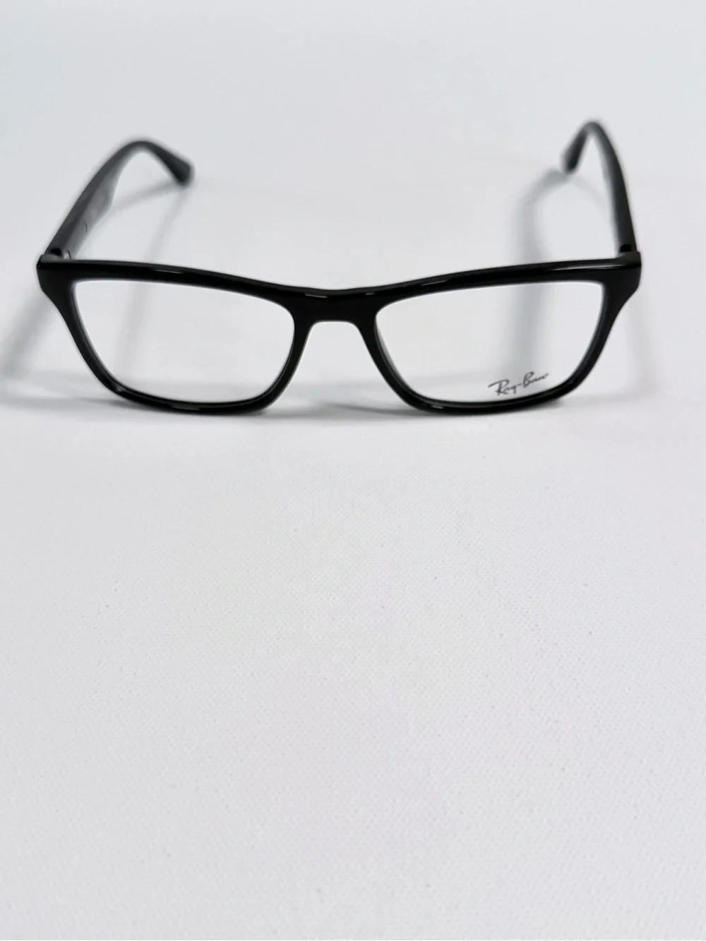 Ray-Ban Men’s Black Rectangular Acetate Glasses